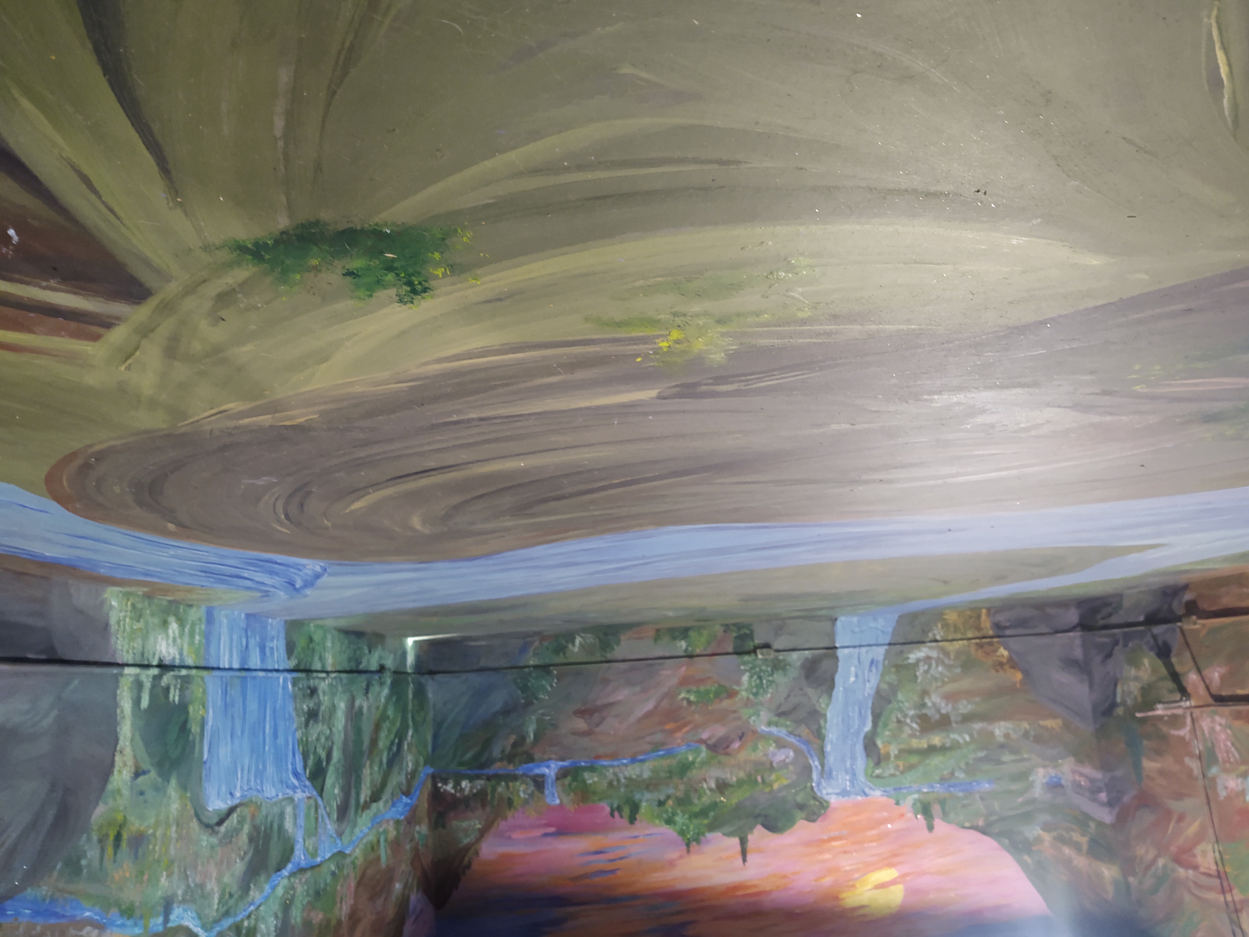 Basement mural alternative view